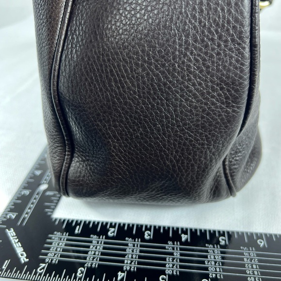 Gucci Dark Chocolate Brown Pebbled Leather Jackie Web Hobo Bag – Made in Italy - Picture 16 of 16